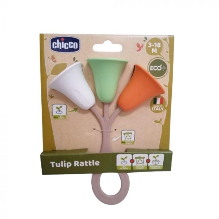 GIOCO ECO+TULIPS RATTLE