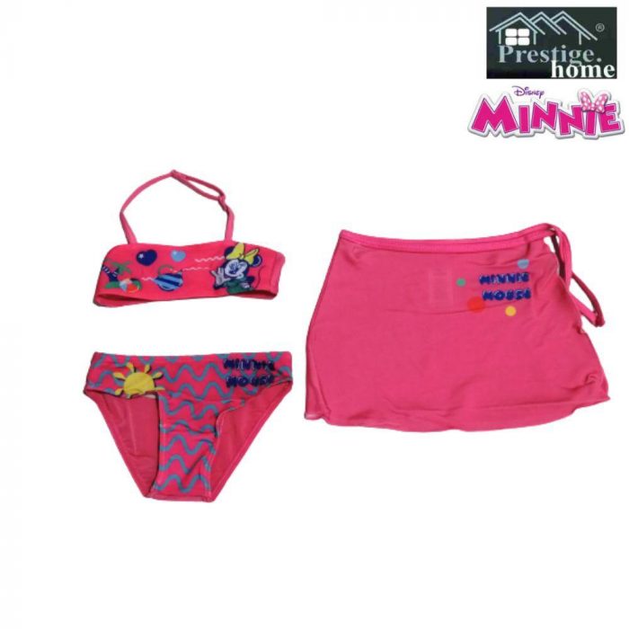 COSTUME BIKINI MINNIE PAREO