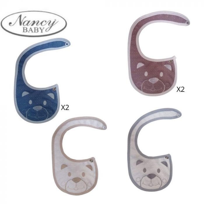 BAVETTA IN JAQUARD CLIPS ORSETTO